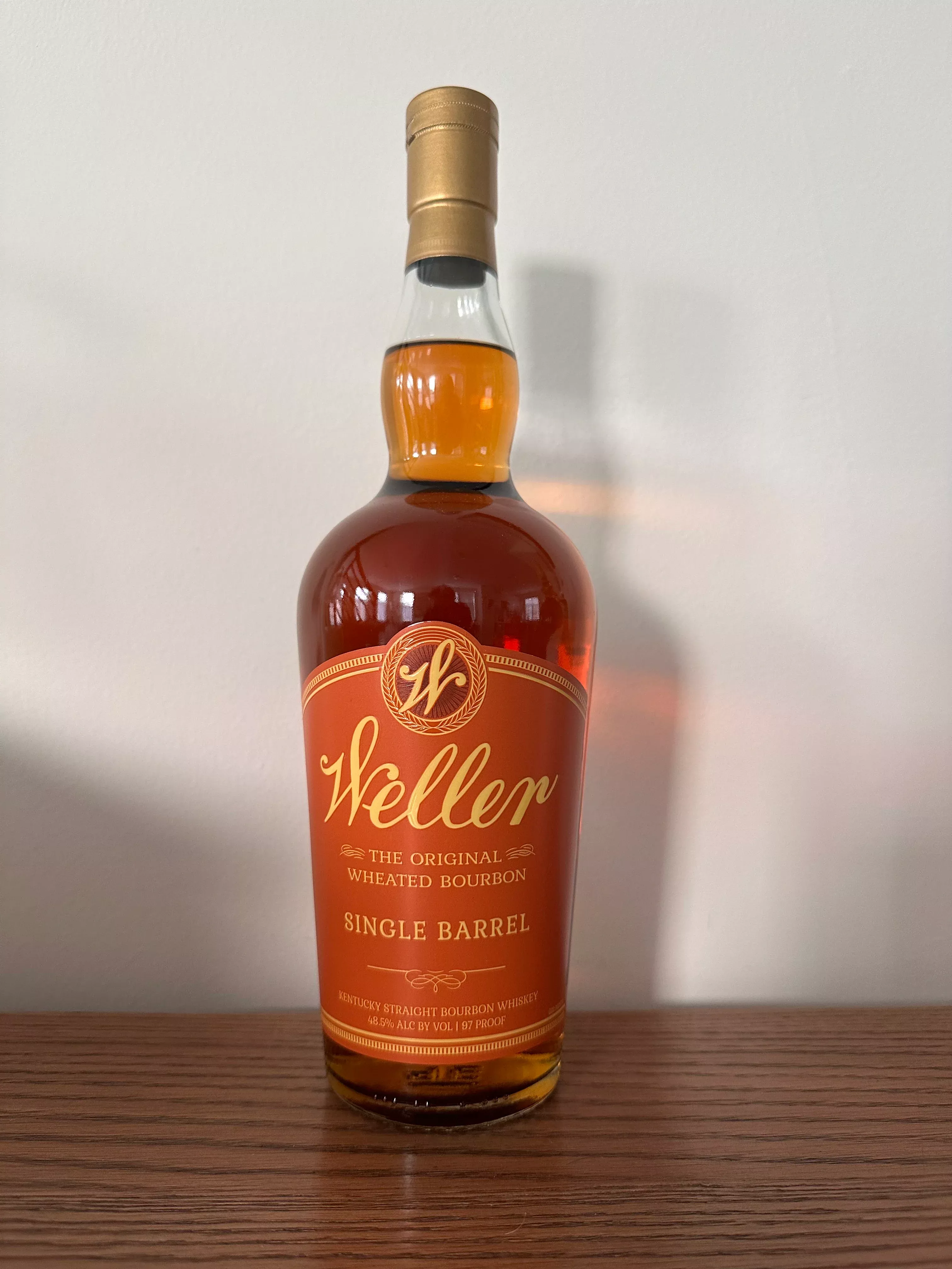 W. L. Weller Single Barrel Straight Wheated Bourbon Whiskey 750ml
