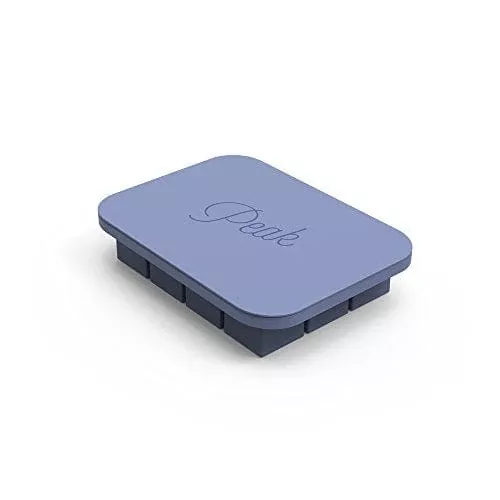 w-p-peak-silicone-everyday-ice-tray-w-protective-lid-easy-to-remove-ice-cubes-fo W&P Peak Silicone Everyday Ice Tray w/ Protective Lid | Easy to Remove Ice Cubes | Food Grade Premium Silicone | Dishwasher Safe, BPA Free,Peak Blue,Single ,