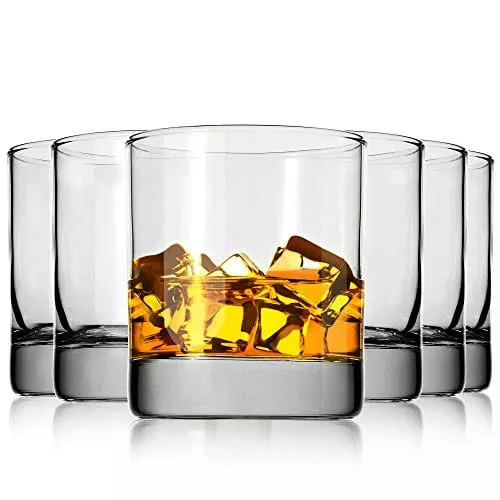 whiskey-glasses-set-6-premium-11-oz-scotch-glass-drinking-glassware-short-glasse Whiskey Glasses Set of 6,Premium 11 OZ Scotch Glass,Drinking Glassware,Short Glasses,Rock Style Old Fashioned Whiskey Glass Tumbler for Scotch, Cocktail, Liquor, Home Bar Whiskey Gifts for Men