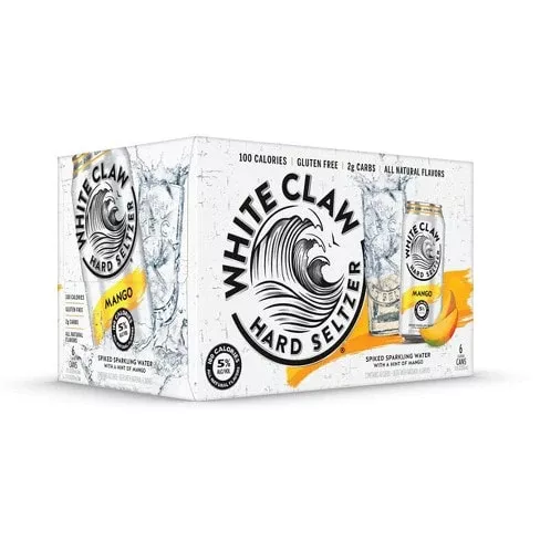 white-claw-mango-hard-seltzer-12-oz-can-12-pack White Claw Mango Hard Seltzer 12-Oz Can 12-Pack