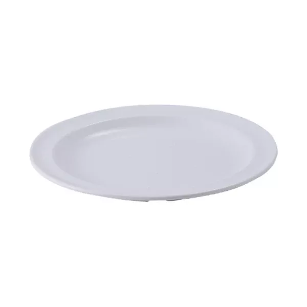 white-melamine-platter-9-pk-1-dz White Melamine Platter 9" pk 1 dz