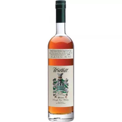 willett-whiskey-rye-single-barrel-rare-release-8yr-750ml WILLETT WHISKEY RYE SINGLE BARREL RARE RELEASE 8YR 750ML