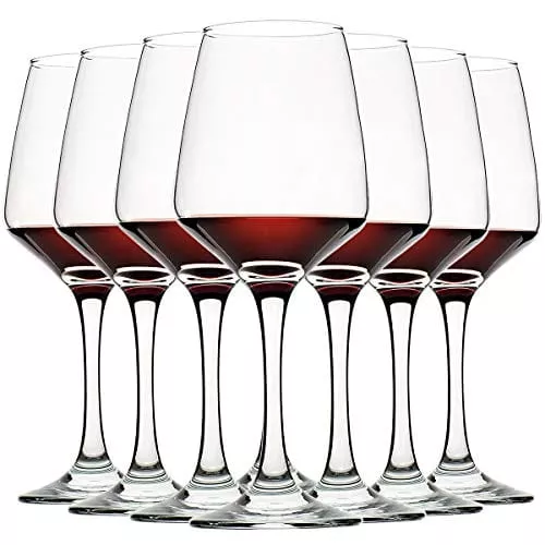 wine-glasses-set-8-12oz-lead-free-clear-durable-glassware Wine Glasses Set of 8, 12oz, Lead-free, Clear, Durable Glassware