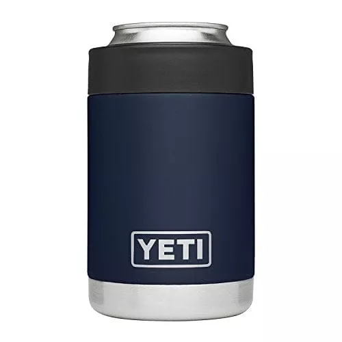 yeti-rambler-vacuum-insulated-stainless-steel-colster-navy YETI Rambler Vacuum Insulated Stainless Steel Colster, Navy