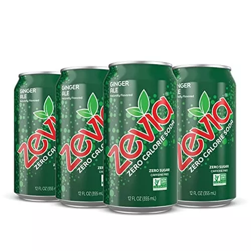 zevia-ginger-ale-zero-calorie-soda-12-fl-oz-cans-pack-6 Zevia Ginger Ale, Zero Calorie Soda, 12 Fl Oz Cans,(Pack of 6)