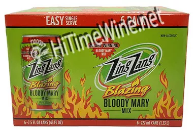 zing-zang-non-alcoholic-classic-margarita-mix-6-pack-7-5oz-cans ZING ZANG NON-ALCOHOLIC CLASSIC MARGARITA MIX, 6 PACK 7.5oz CANS.