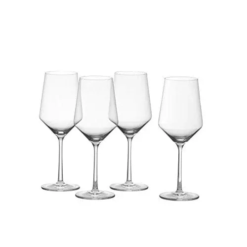 zwiesel-glas-pure-tritan-crystal-stemware-collection-glassware-4-count-pack-1-ca Zwiesel Glas Pure Tritan Crystal Stemware Collection Glassware, 4 Count (Pack of 1), Cabernet/All Purpose, Red or White Wine Glassy, 18.2oz