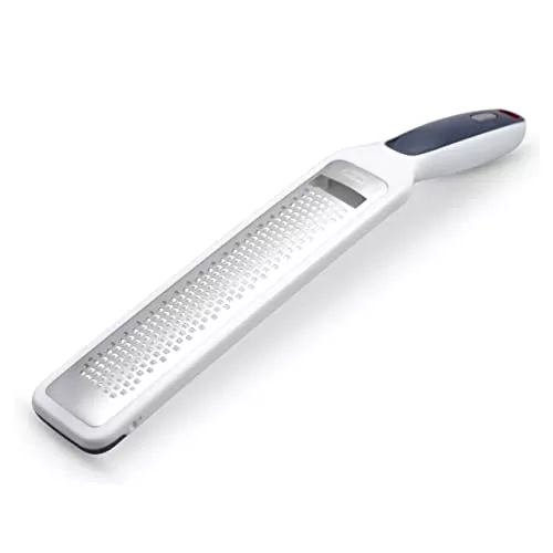 zyliss-smoothglide-rasp-grater-fine-grater-chocolate-ginger-nutmeg-hard-cheeses- Zyliss SmoothGlide Rasp Grater - Fine Grater for Chocolate, Ginger, Nutmeg and Hard Cheeses - Micro Citrus Zester for Lemons, Lime and Oranges - White
